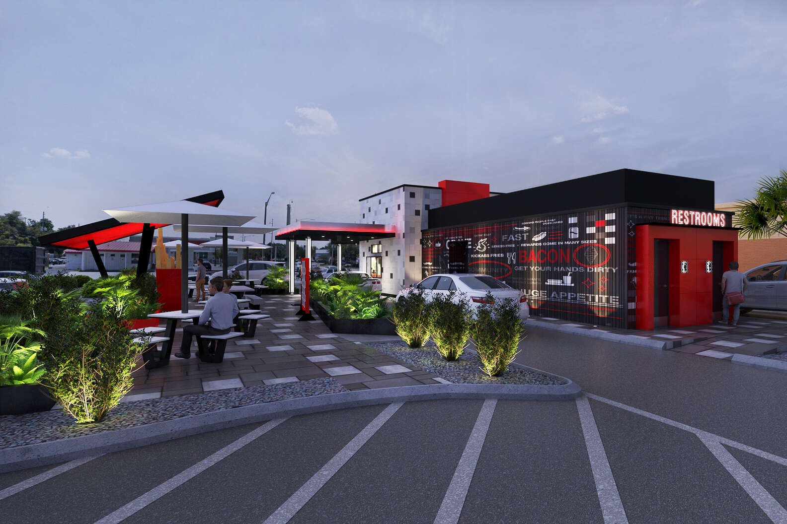 New Checkers and Rally's Concept Restaurant